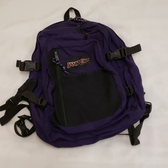 large purple backpack